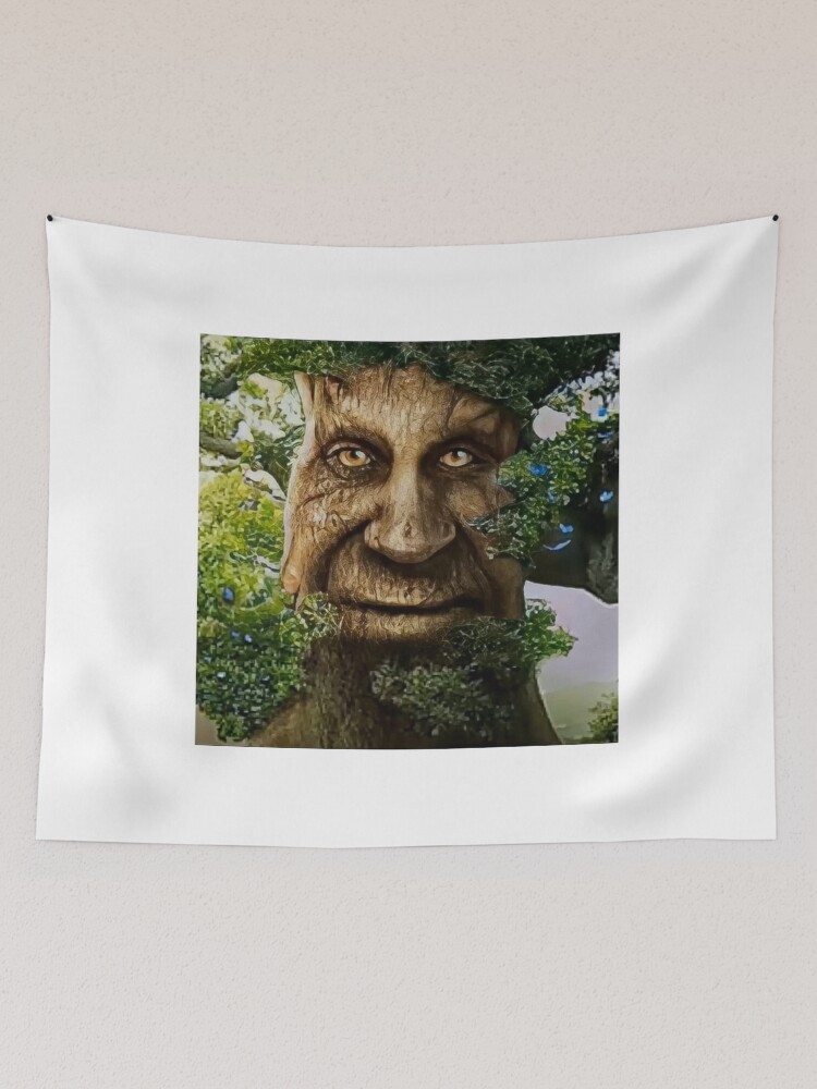 Wise Mystical Tree Face Old Mythical Oak Tree Funny Meme Baby