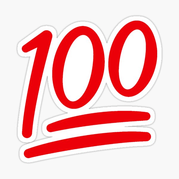 red-100-emoji-keep-it-real-sticker-for-sale-by-amtsales-redbubble