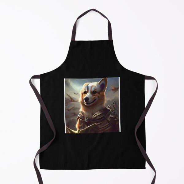 Item preview, AI Generated Art, War Corgi designed and sold by RabbitHoleMI.