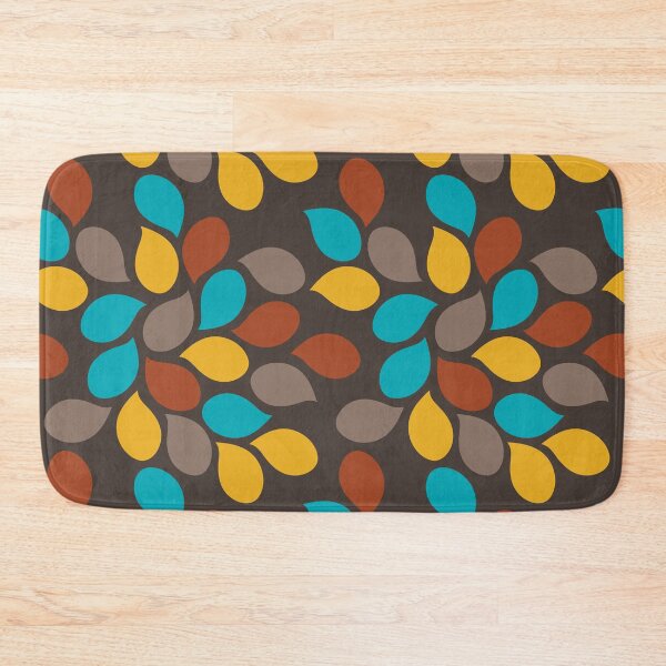 Item preview, Abstract retro seamless repeat floral texture pattern design designed and sold by DesignsByMadiha.