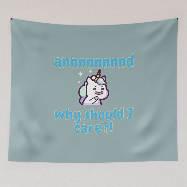 Item preview, Unicorse and why should i care Blue Unicron designed and sold by Kaleighret.