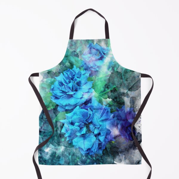 Item preview, Blue Watercolor Roses designed and sold by Minxylynx4.