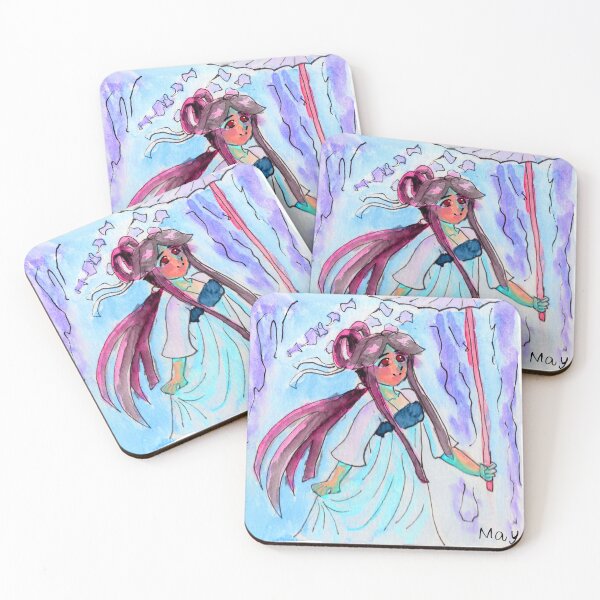 Item preview, May Chinese Girl in Hanfu with a Umbrella under the Wisteria Tree designed and sold by Junpeiberry.