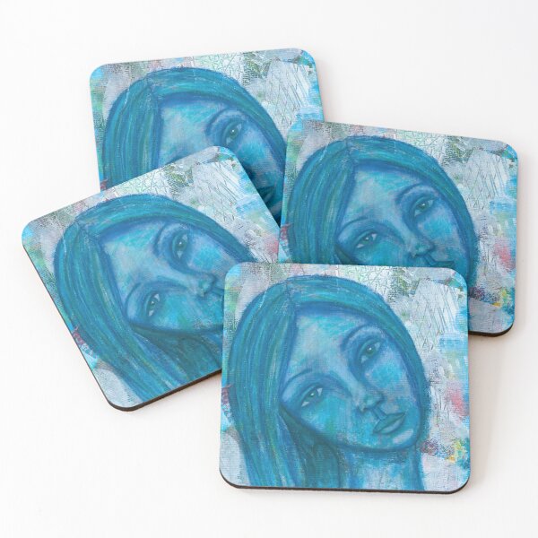 Item preview, Lady in blue designed and sold by lenaliluna.