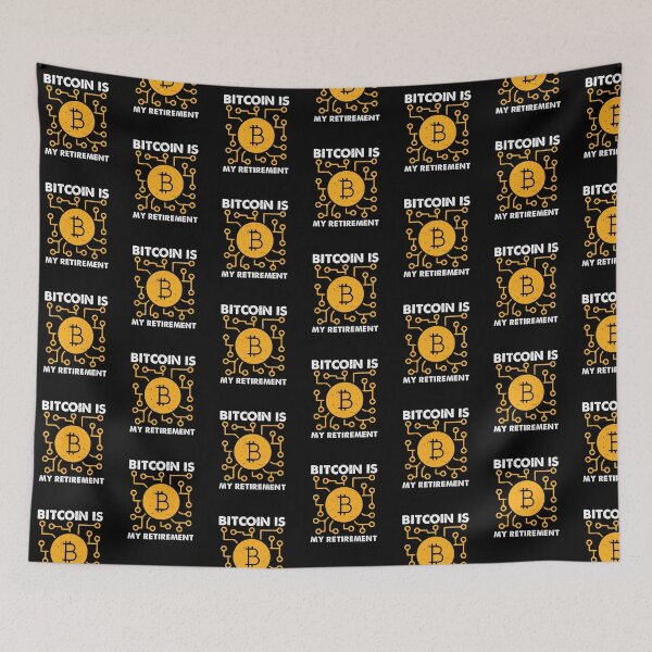 Item preview, Bitcoin is my Retirement Funny Cryptocurrency designed and sold by mkzmerch.