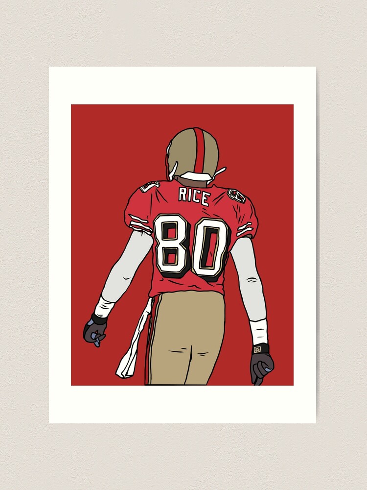 Jerry Rice Poster - football tribute art print - MojoHand - Everything  Blues™