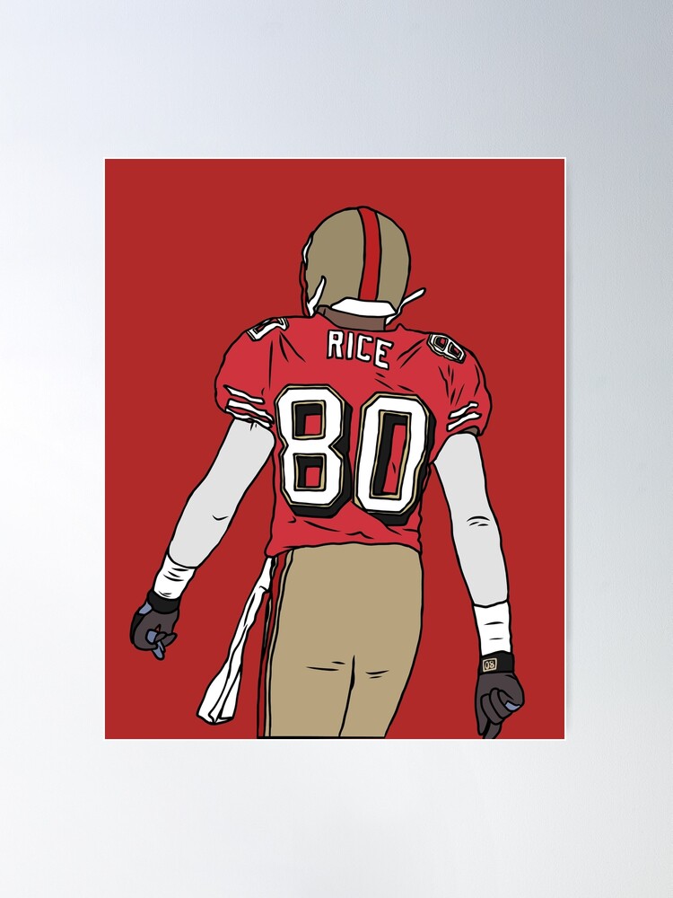 Joe Montana Jerry Rice S.F. 49ers Art Print 