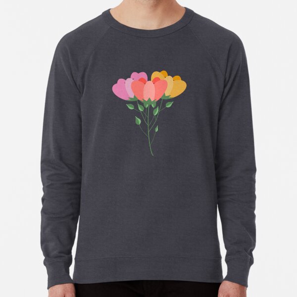 Peonies Lightweight Sweatshirt