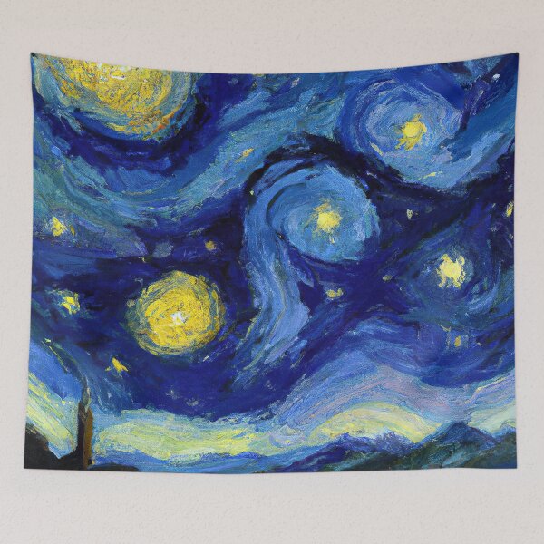 Item preview, Vincent van Gogh Starry Night designed and sold by maniacfitness.