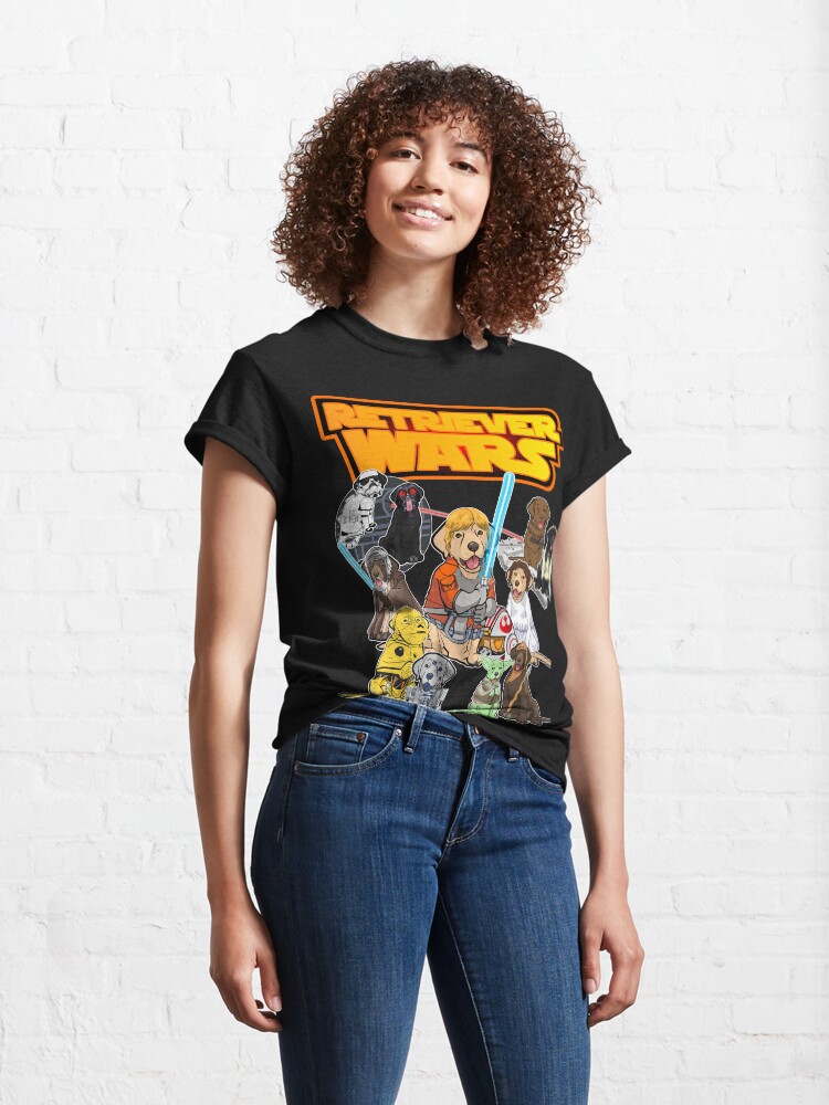 Alternate view of Retriever Wars Classic T-Shirt