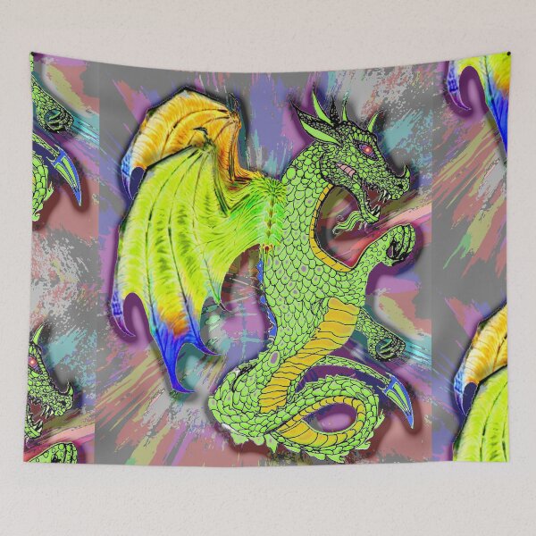 Item preview, espdzines-spin art dragon designed and sold by EspDzines.