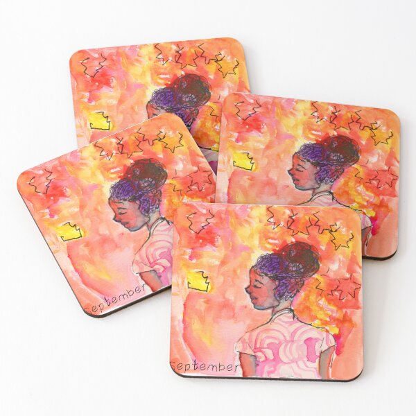 Item preview, September: Girl in Qipao In the Autumn Leaves designed and sold by Junpeiberry.