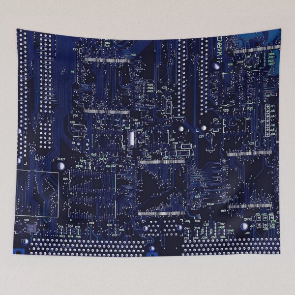 Item preview, Circuit Board Blue designed and sold by Czerra.