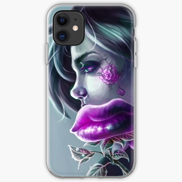 "Lip Bouquet" - Illustration (Joker Version) iPhone Flexible Hülle