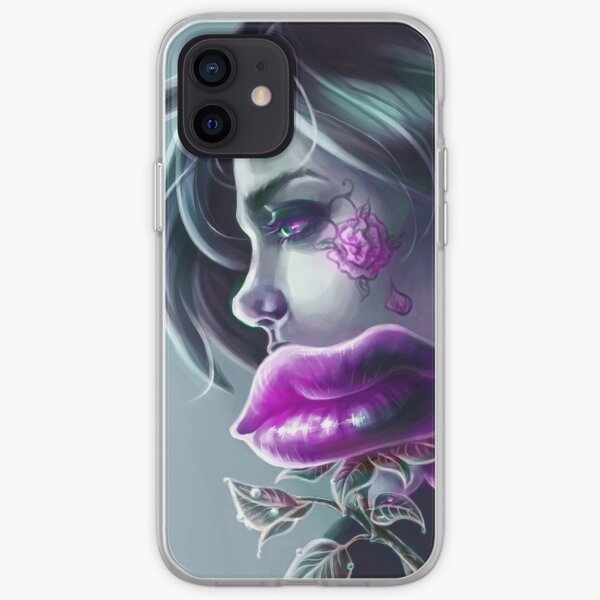 "Lip Bouquet" - Illustration (Joker Version) iPhone Flexible Hülle