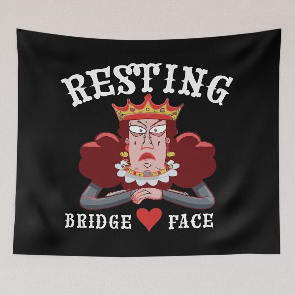 Item preview, Resting Bridge Face - Contract Bridge Grand Slam Bidding Duplicate Card Game Funny designed and sold by Peter Orum.