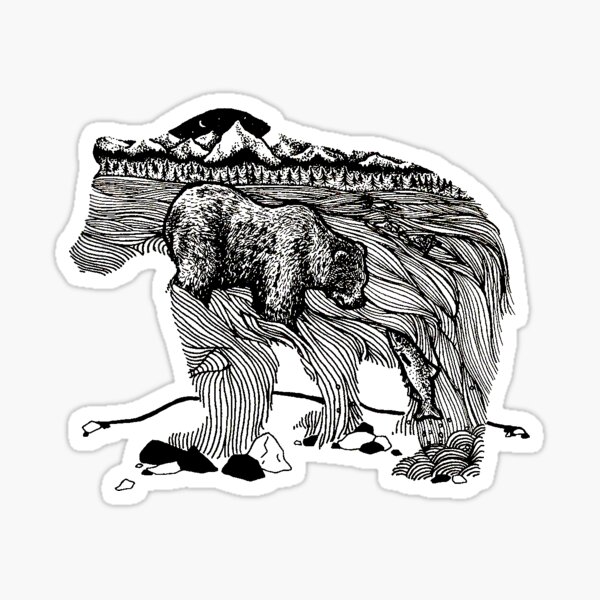 Night Fishing Sticker