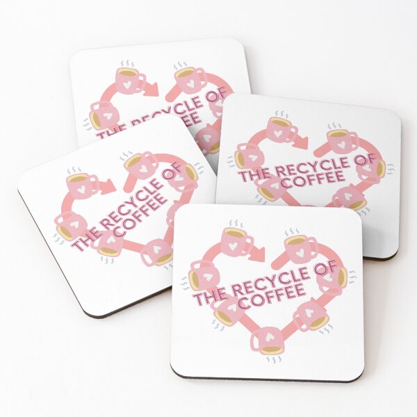 Item preview, The recycle of coffee- coffee quotes designed and sold by Passacagliabusra.