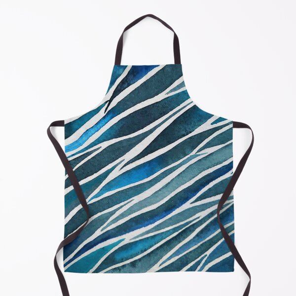 Item preview, Zebra Blue designed and sold by Cobalt Blue Watercolors.