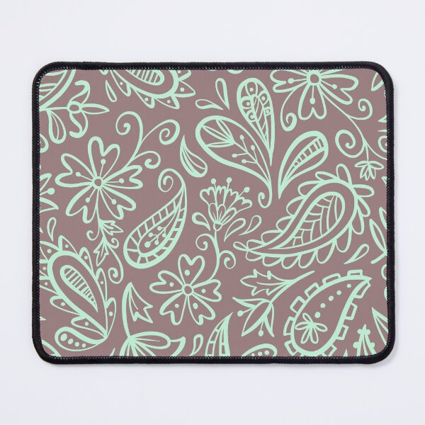 Item preview, Mint Green Paisley  designed and sold by Calista Media.