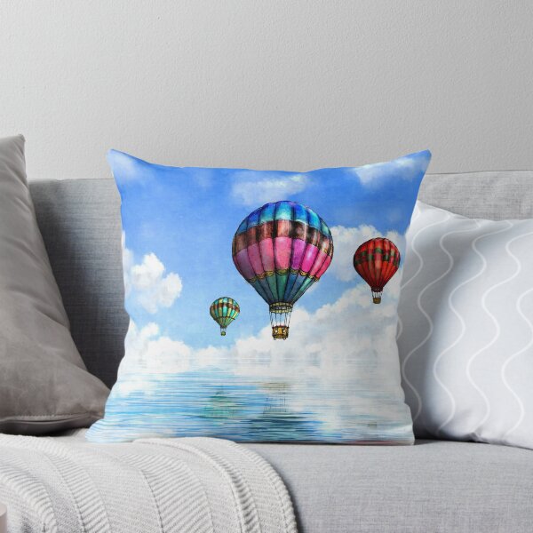 Item preview, landscape hot air baloon designed and sold by rossdecoart.
