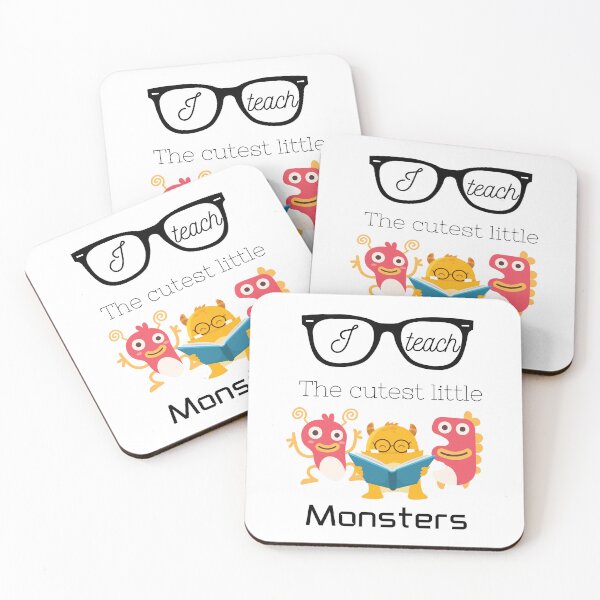 Item preview, i teach the cutest little monsters designed and sold by Inspirely.