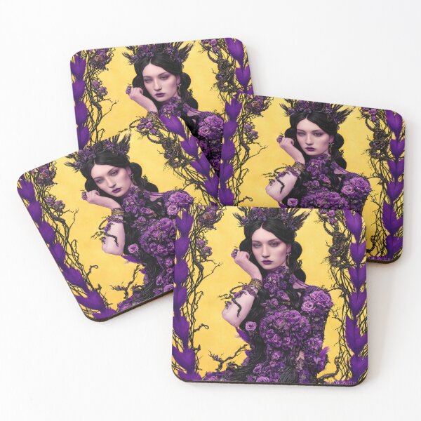 Item preview, Queen of Wands  designed and sold by @adorcharm Modern & Classic AI Art.