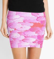 Japanische Wolken, Dawn Pink und Coral Minirock