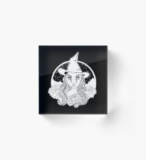 Witch and the galaxy Acrylic Block