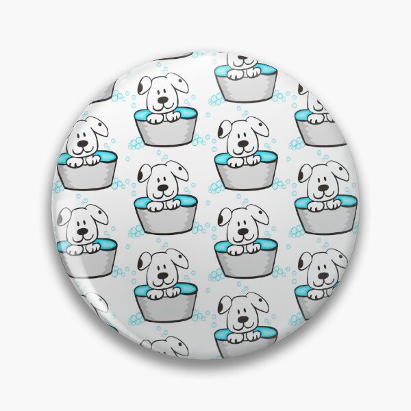 Item preview, Cute Dog in a Bubble Tub. designed and sold by findsbyjune374.