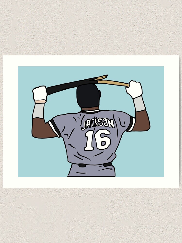 Bo Jackson, Kansas City Royals Art Photo Print