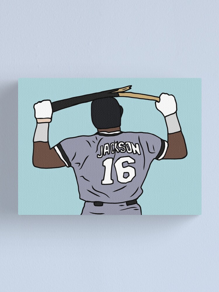 Buy Bo Jackson Poster Kansas City Royals Canvas Wrap Wall Art