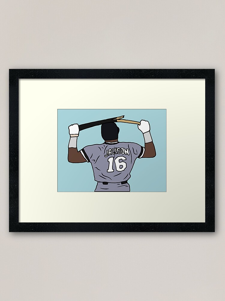 Bo Jackson Breaking A Bat Art Board Print for Sale by RatTrapTees