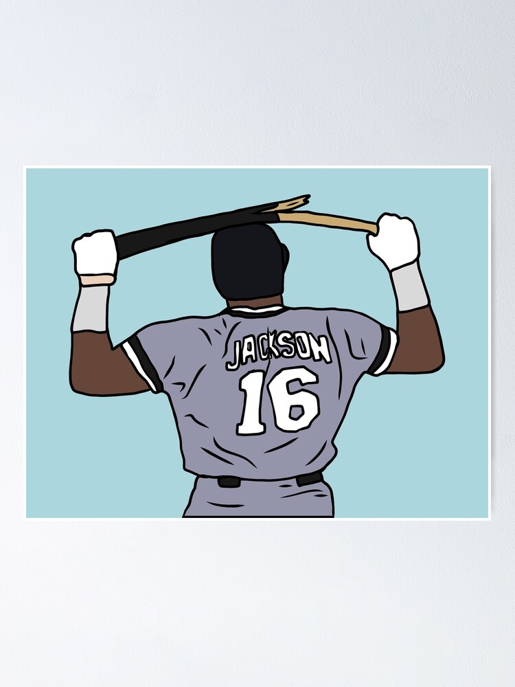 Bo Jackson Breaking A Bat | Poster