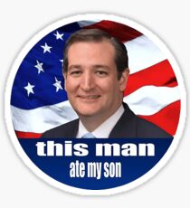 This Man Ate My Son Sticker