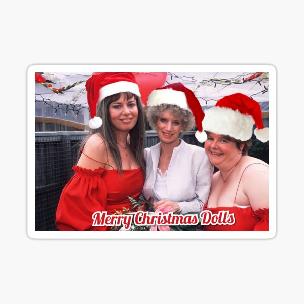 Merry Christmas Kath Kim And Sharon Sticker For Sale By Aimskiis