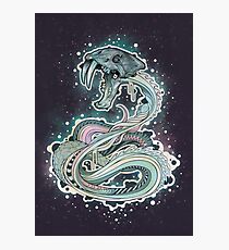Saber-toothed Serpent in Space Photographic Print