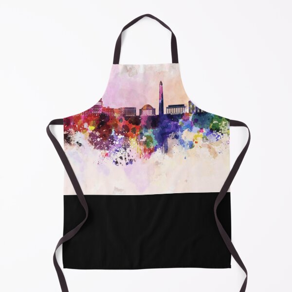 Item preview, Washington DC skyline in watercolor designed and sold by thomabiondo.