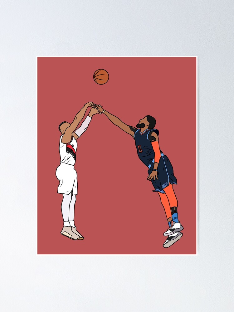Damian Lillard poster Portland Trail Blazers Basketball Hand Made Posters  Canvas Print Wall Art Home Decor