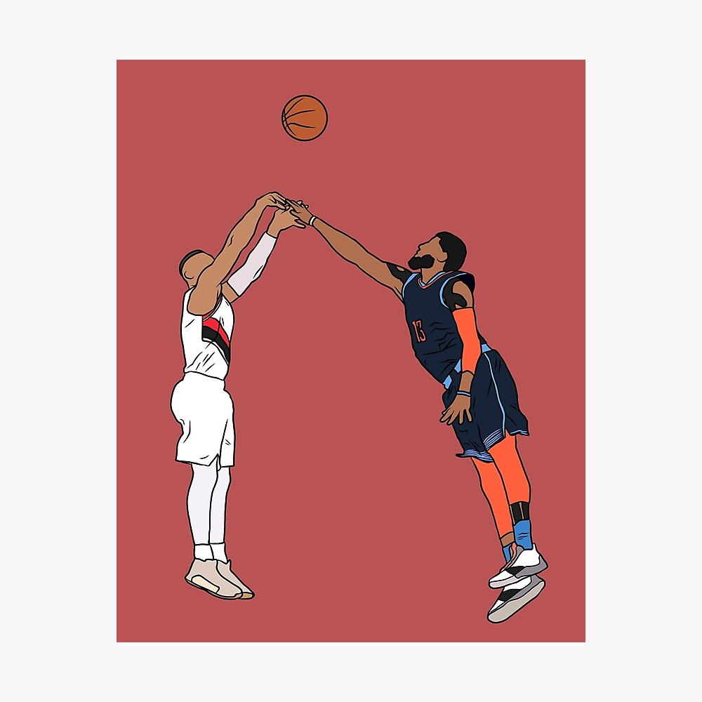 Paul George dunk basketball sports poster. wall poster room decor