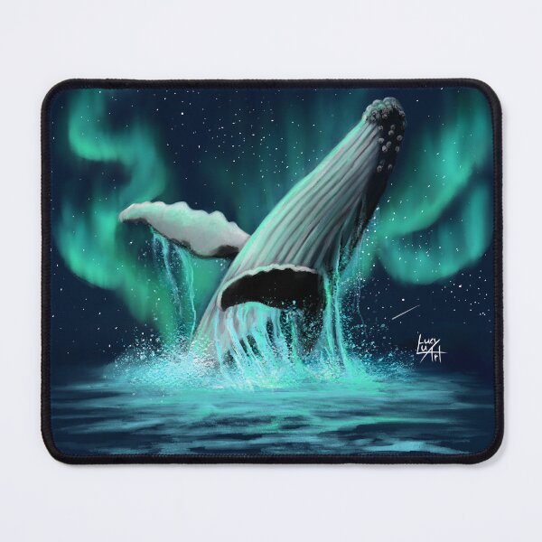 Item preview, Aurora Humpback Whale designed and sold by lucyluart.