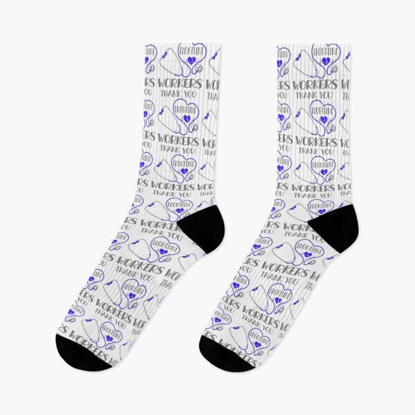 Item preview, Thank You Frontline Workers (Blue on White) designed and sold by PawsitiveMum.