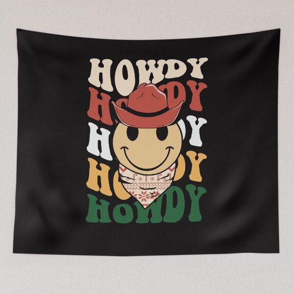 Item preview, Howdy Howdy Howdy Howdy Christmas Decoration Cowboy designed and sold by netdota.