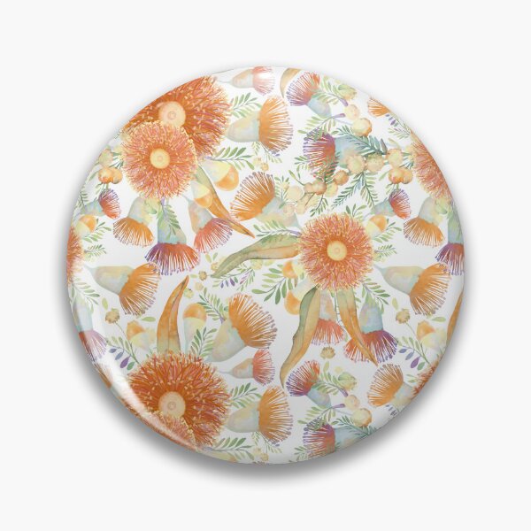 Item preview, Sunburnt Wattle and Eucalyptus Blooms designed and sold by Sketchbook Designs.