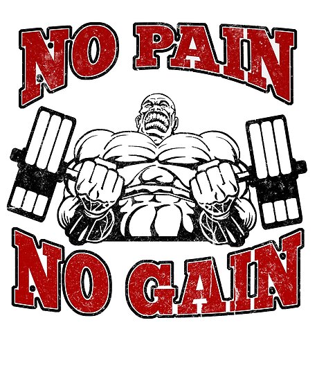 No pain no gain картинки