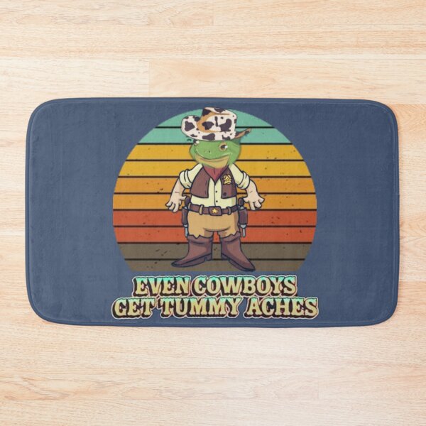 Item preview, even cowboys get tummy aches designed and sold by MrSameeraTop.
