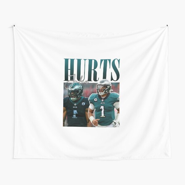 Rinkha Jalen Hurts Football Edit Tapestries Eagles T-Shirt