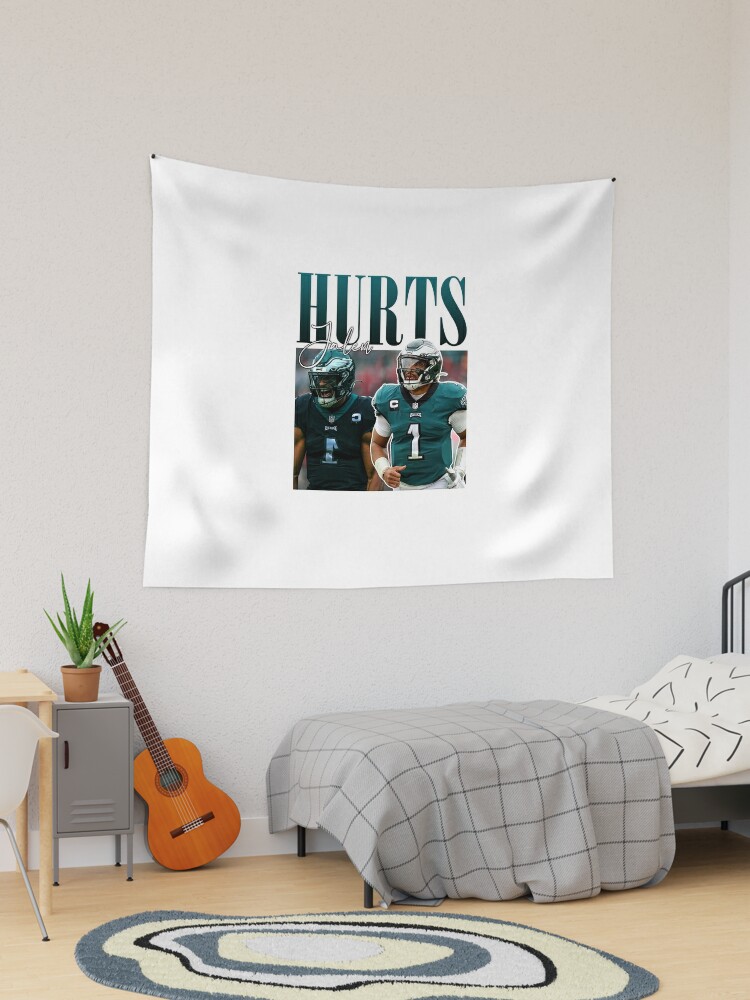 Limited Jalen Hurts Vintage 90s' Tapestry for Sale by CliffTamas