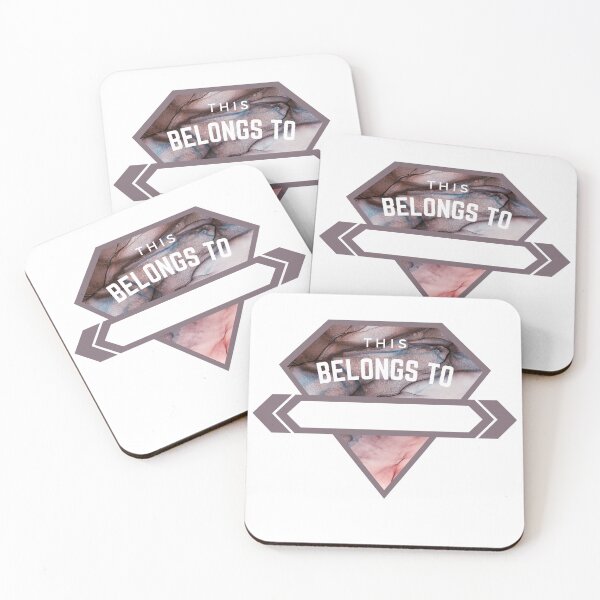 Item preview, Blank Name Tag - Marble Pattern designed and sold by PixelBombs.