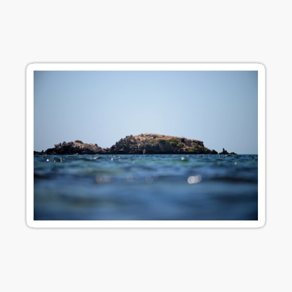 Ocean Island Sticker For Sale By Hipolly Redbubble